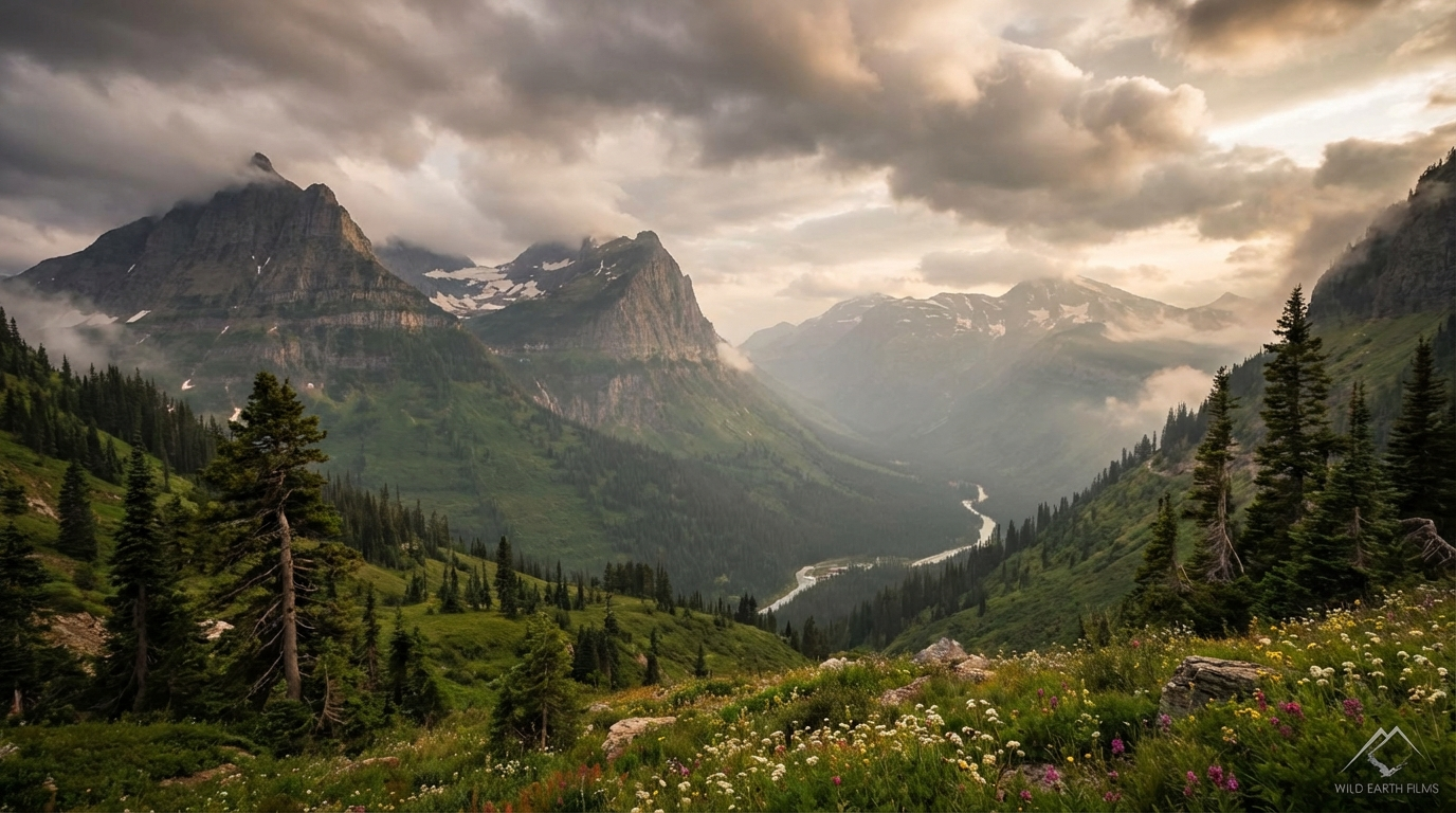 Wan-2.1 Generated Clip - Serene mountain landscape